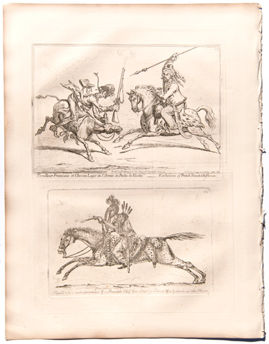 Tirailleiur Français et Cheval Leger 


original gillray prints
Supposed to be a Correct Representation